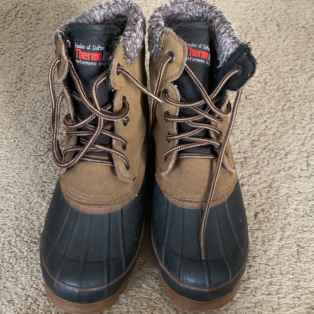 Thermo Women's Winter Boots - Brown and Black